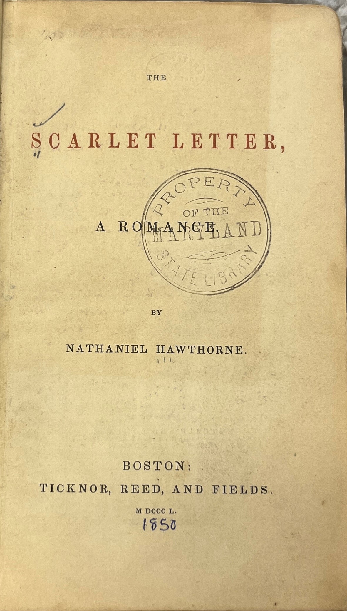 Special Collections The Scarlet Letter Maryland Courts special-collections-the-scarlet-letter-maryland-courts